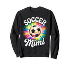 Soccer Mimi Grandma Tie Dye Sweatshirt - Graphic Print Men Women