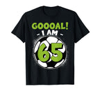 65 Year Old Birthday Soccer Themed 65Thb T-Shirt - Unique Graphic Unisex