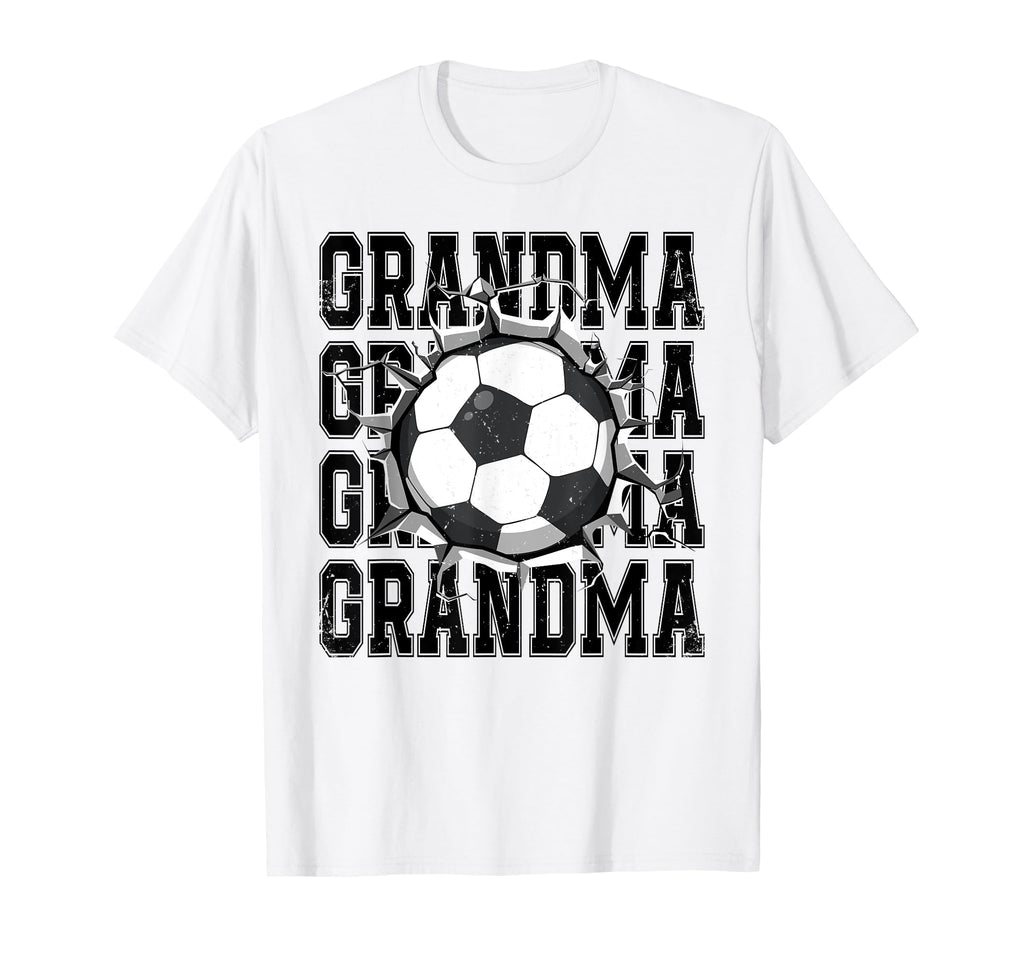 Soccer Grandma Cracked Wall Family T-Shirt - Minimalist Print for Adults