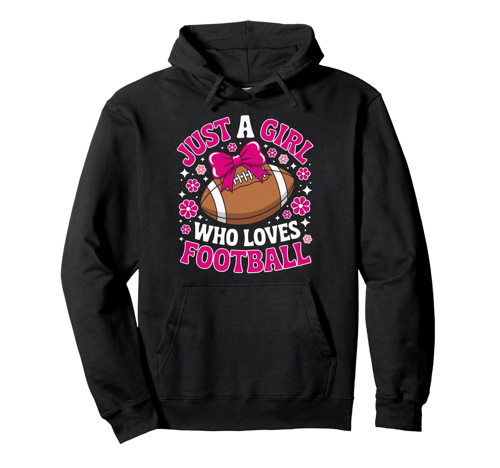 Just Who Loves Football Soccer Fans Hoodie - Aesthetic Graphic Unisex