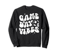 Groovy Soccer Game Day Vibes Game Day Sweatshirt - Minimalist Print Unisex