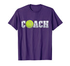 Tennis Coach Coaching Assistant T-Shirt - Casual Everyday Wear Unisex