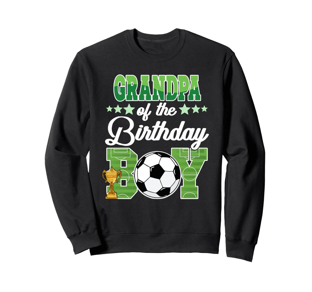 Soccer Grandpa Birthday Party Sweatshirt - Custom Art Print for Adults