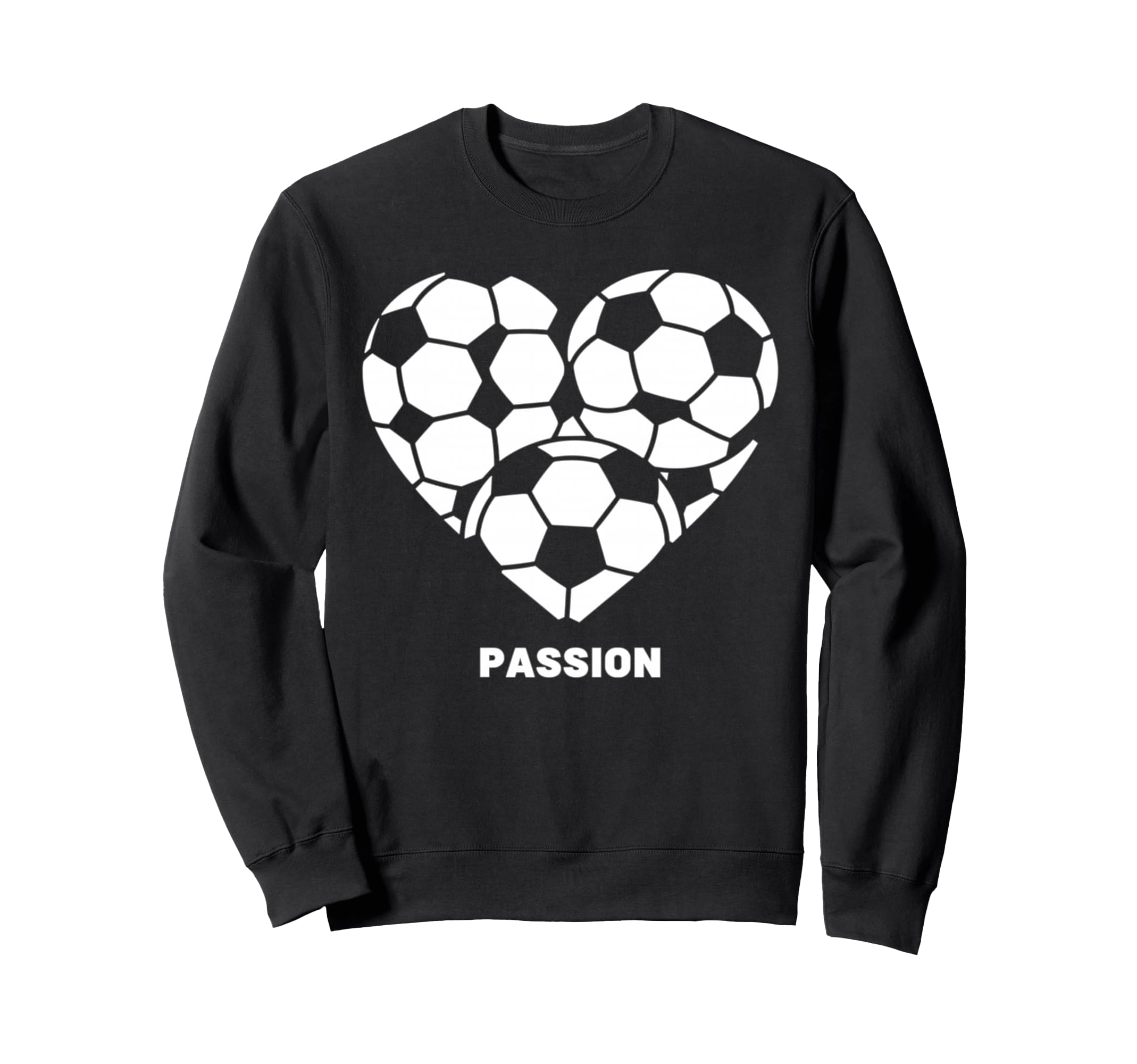 Soccer Heart Passion Football Sweatshirt - Fun Novelty Design Men Women