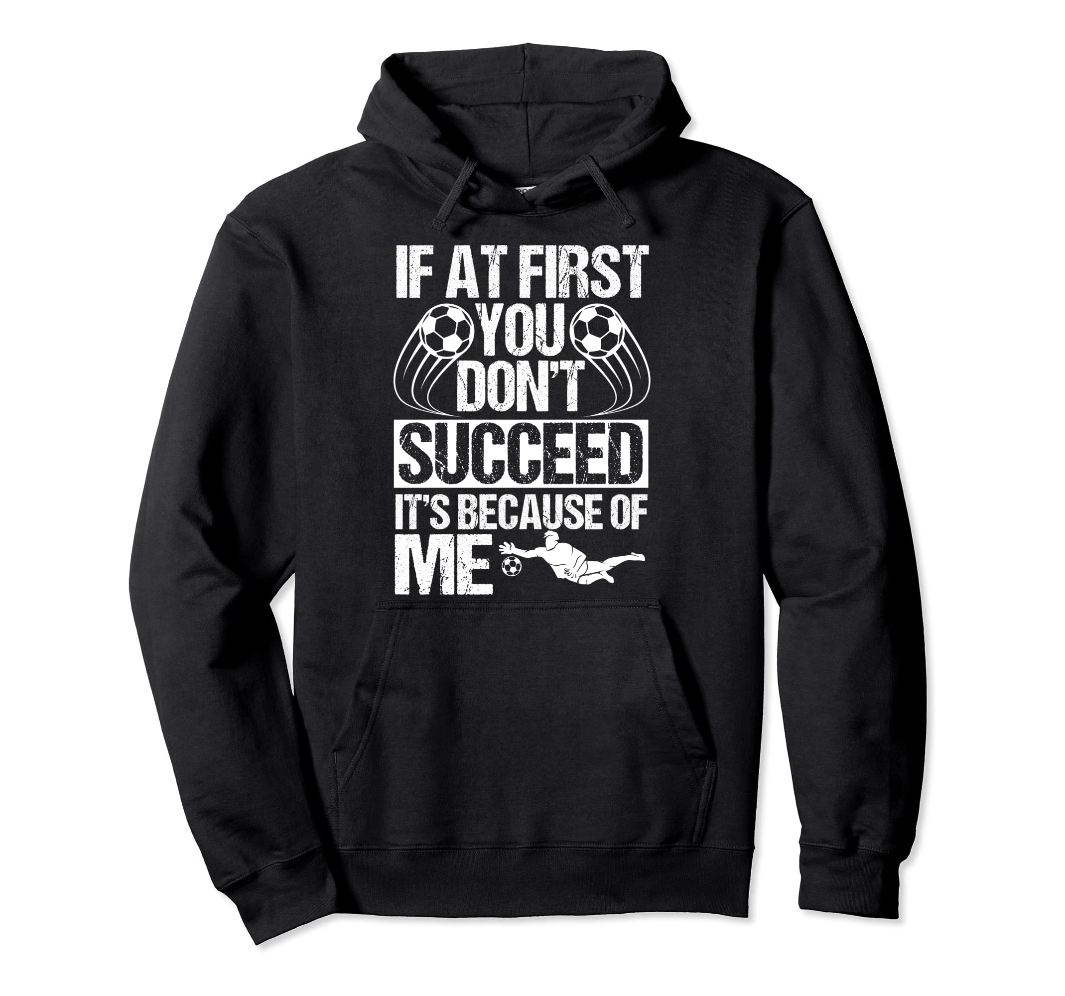 Goalie Soccer Player Goalkeeper Hoodie - Unique Graphic Men Women