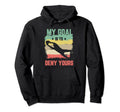 My Goal Is To Deny Yours Soccer Goalie Hoodie - Trendy Graphic for Adults