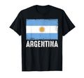 Argentina Flag Football Fan Soccer T-Shirt - Minimalist Print for Adults