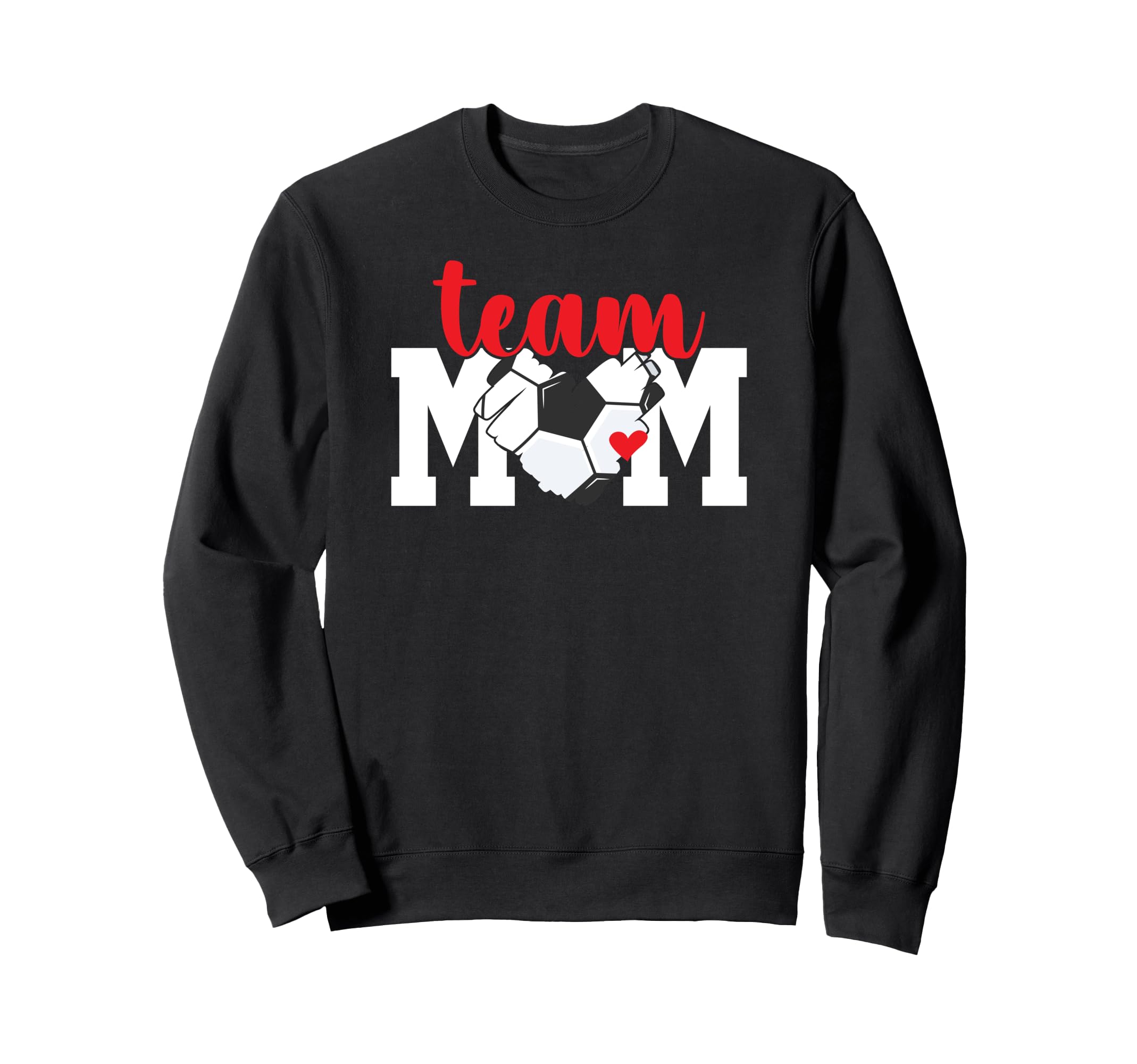 Soccer Team Mom Appreciation Soccer Sweatshirt - Trendy Graphic for Adults