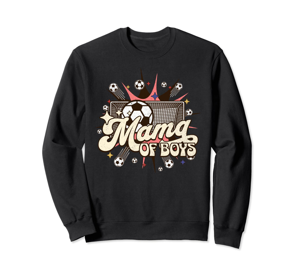 Mama Soccer Mom Sweatshirt - Custom Art Print Unisex
