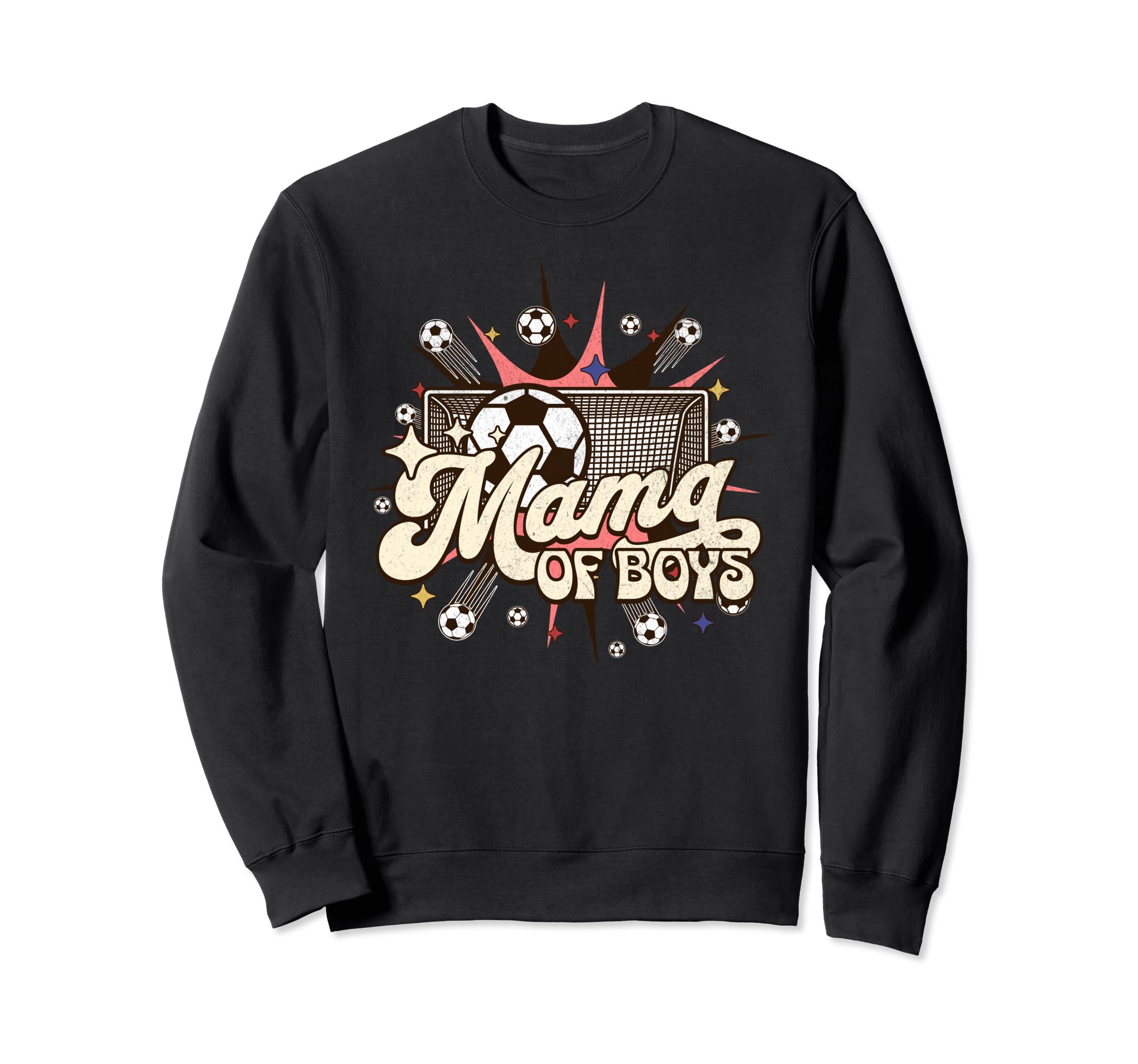 Mama Soccer Mom Sweatshirt - Custom Art Print Unisex