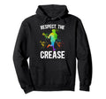 Respect Crease Lacrosse Goalkeeper Hoodie - Graphic Print Men Women