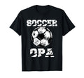 Soccer Opa Distressed Ball Funny T-Shirt - Aesthetic Graphic Men Women