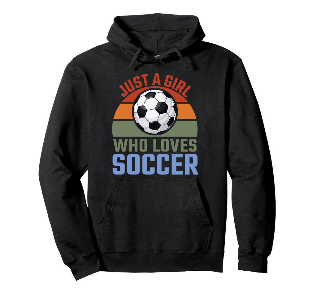 Just Who Loves Soccer Soccer Player Hoodie - Custom Art Print Men Women
