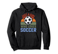 Just Who Loves Soccer Soccer Player Hoodie - Custom Art Print Men Women