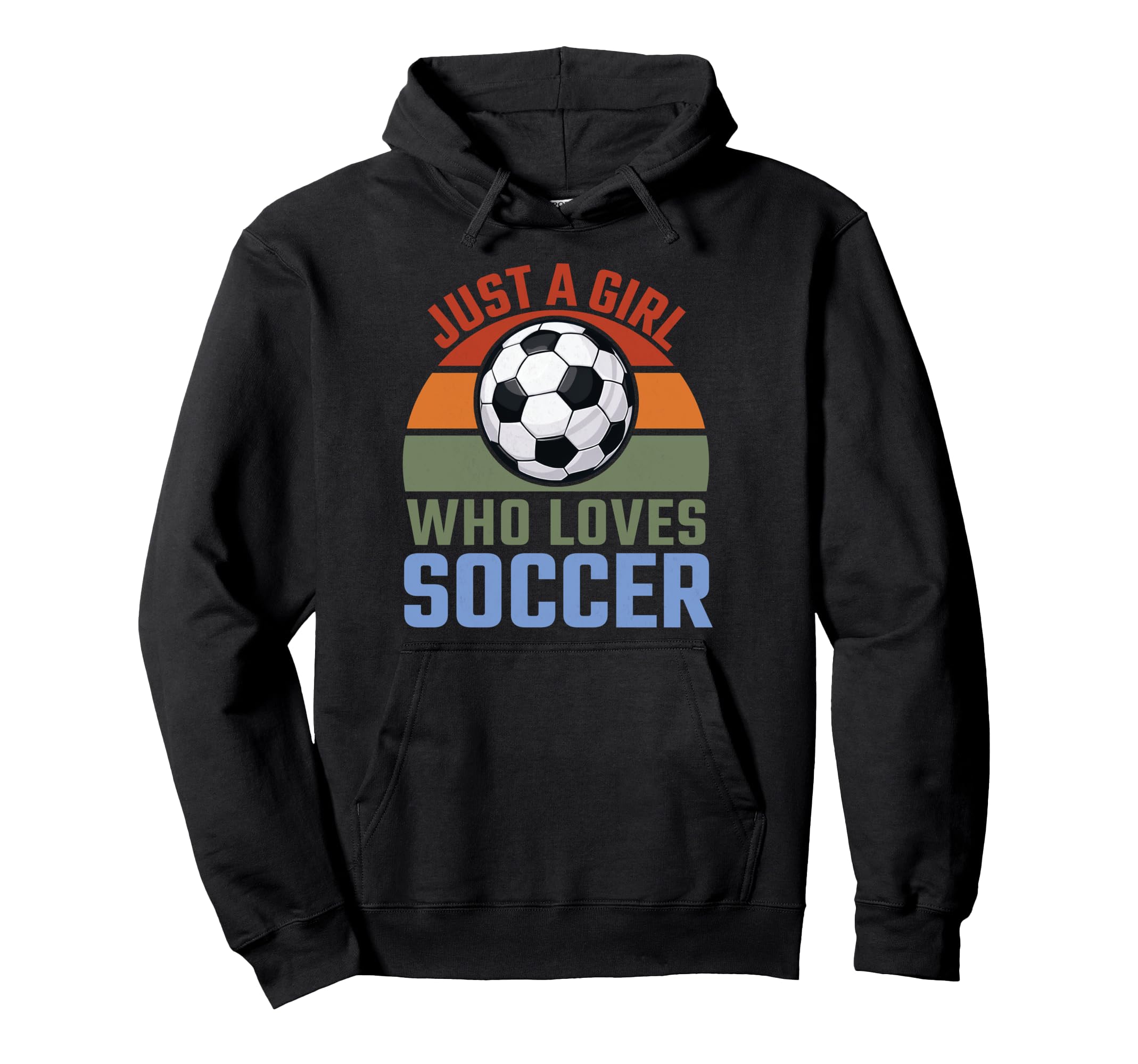 Just Who Loves Soccer Soccer Player Hoodie - Custom Art Print Men Women
