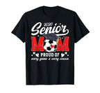 2026 Soccer Senior Mom 2026 Soccer T-Shirt - Fun Novelty Design for Adults