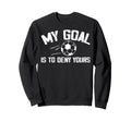 Soccer Goalie Art Gag Soccer Player Sweatshirt - Streetwear Style Unisex
