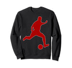 Soccer Striker Goal Getter Soccer Sweatshirt - Streetwear Style Unisex
