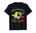 One World One Game Love Soccer Ball Fan T-Shirt - Trendy Graphic Men Women