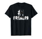 1 Grandpa Soccer Gift Sports Number One T-Shirt - Aesthetic Graphic Unisex