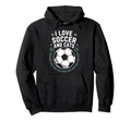Coach Team And Goal Keeper Player I Love Hoodie - Aesthetic Graphic Unisex