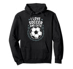 Coach Team And Goal Keeper Player I Love Hoodie - Aesthetic Graphic Unisex