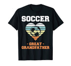 Soccer Great Grandfather Family T-Shirt - Aesthetic Graphic for Adults