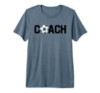 Soccer Coach Funny Football Trainer T-Shirt - Minimalist Print Men Women