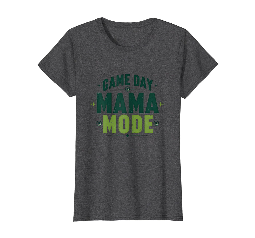 Game Day Mama Mode Soccer Mom T-Shirt - Novelty Apparel for Adults