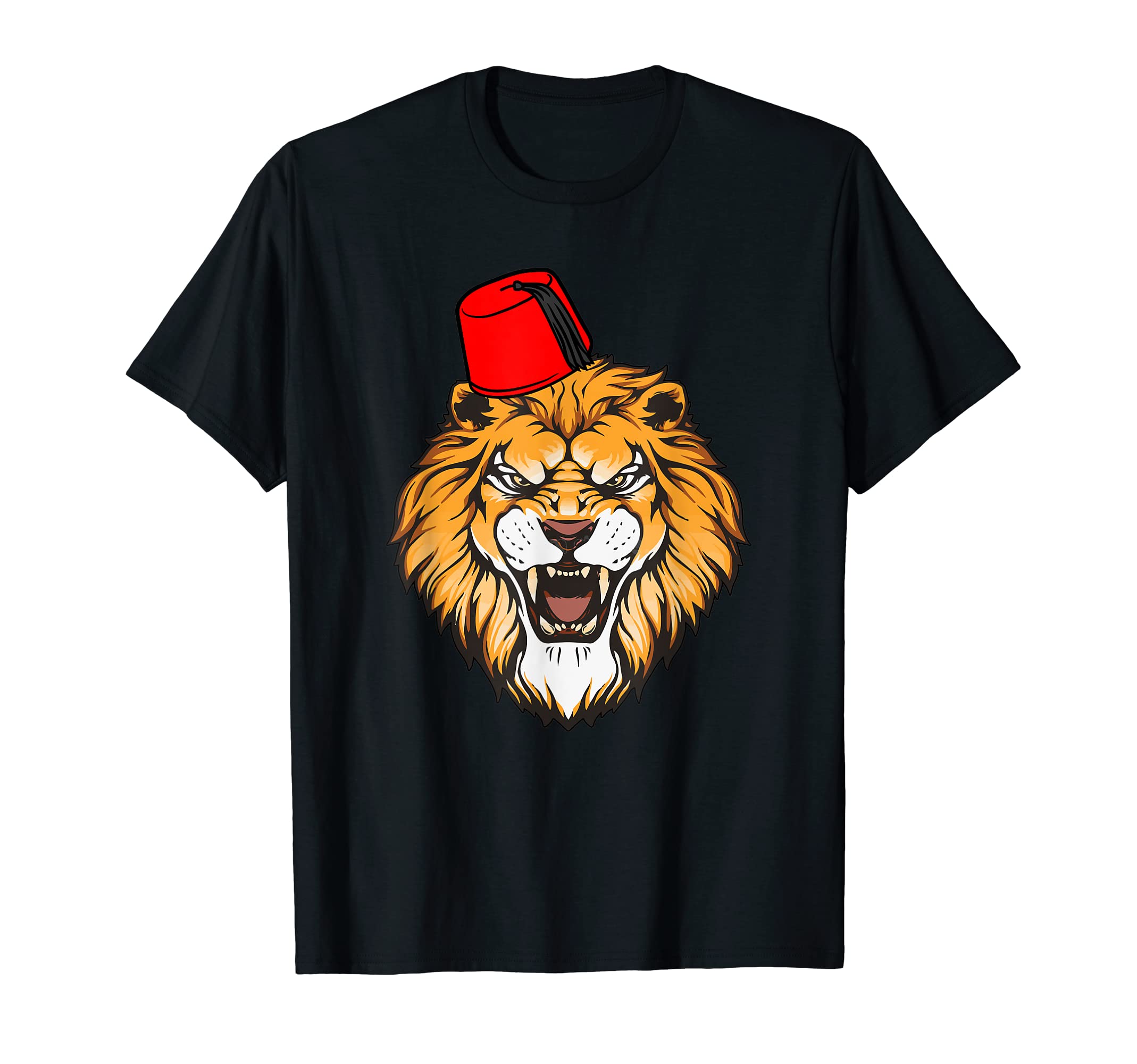Moorish American Morocco Flag Moroccan T-Shirt - Graphic Print for Adults