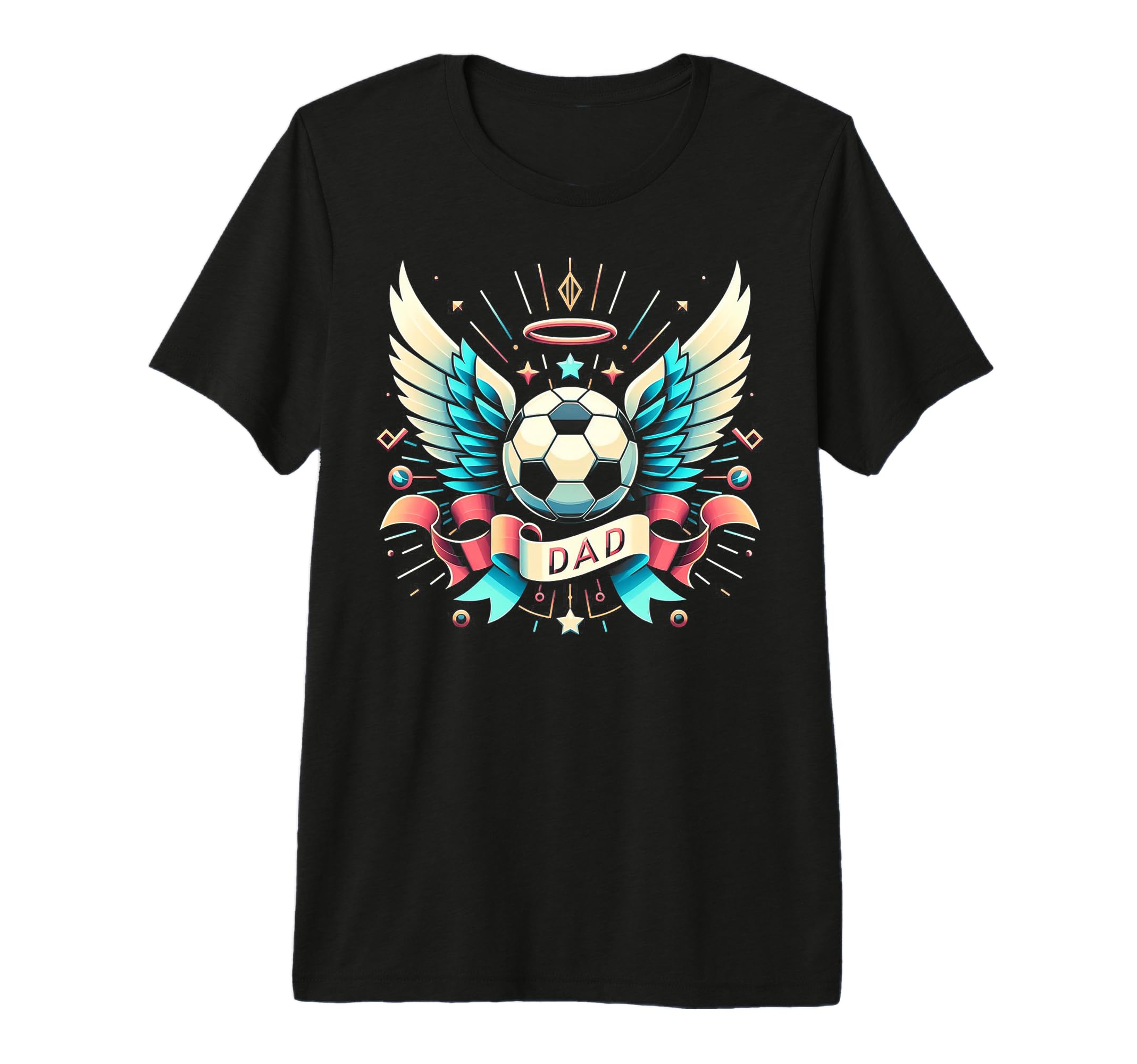 Soccer Dad Family Matching Dad Fathers Day T-Shirt - Trendy Graphic Unisex