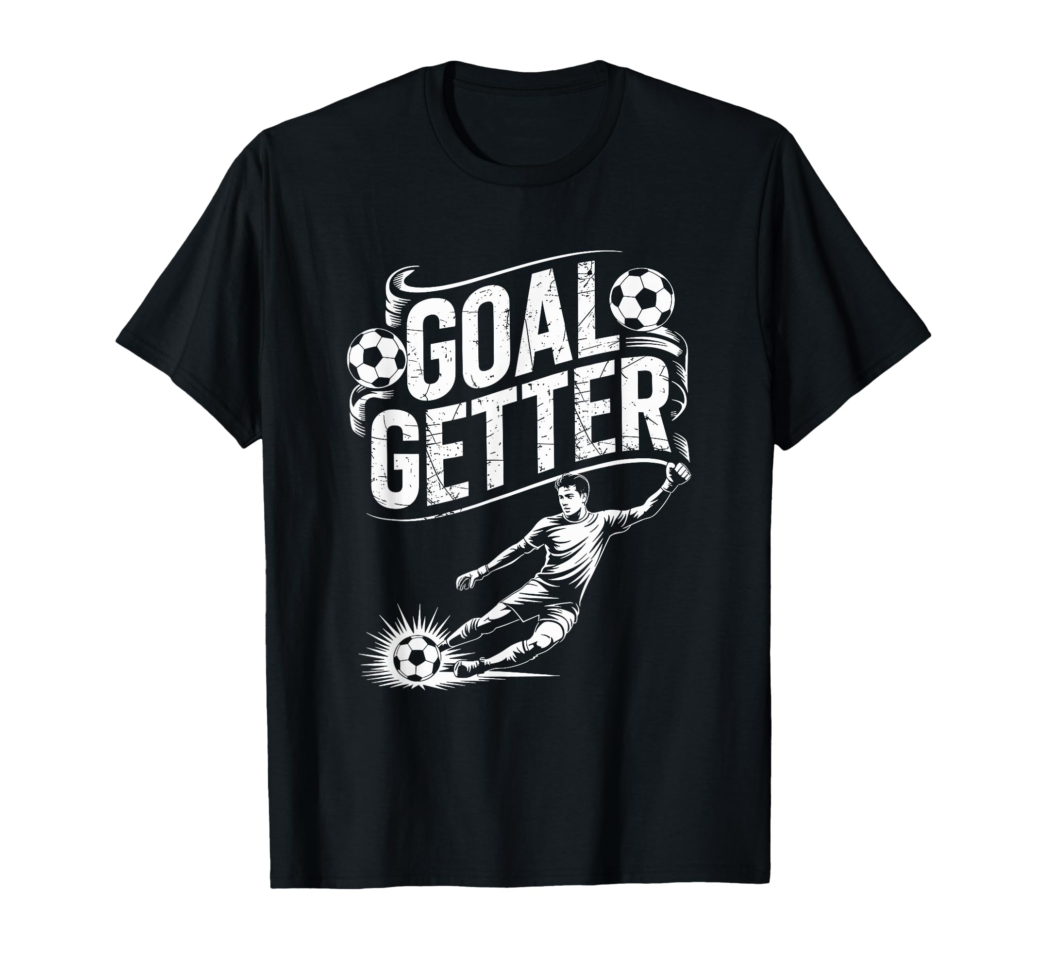 Soccer Lover And Goal Keeper Soccer Player T-Shirt - Unique Graphic Unisex