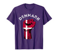 Denmark Handfist Power Denmark Flag T-Shirt - Aesthetic Graphic for Adults