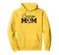 Soccer Mom Heart Game Day Vibes Soccer Hoodie - Unique Graphic Men Women