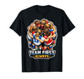 Soccer Huddle Team First Always Spirit T-Shirt - Unique Graphic Men Women
