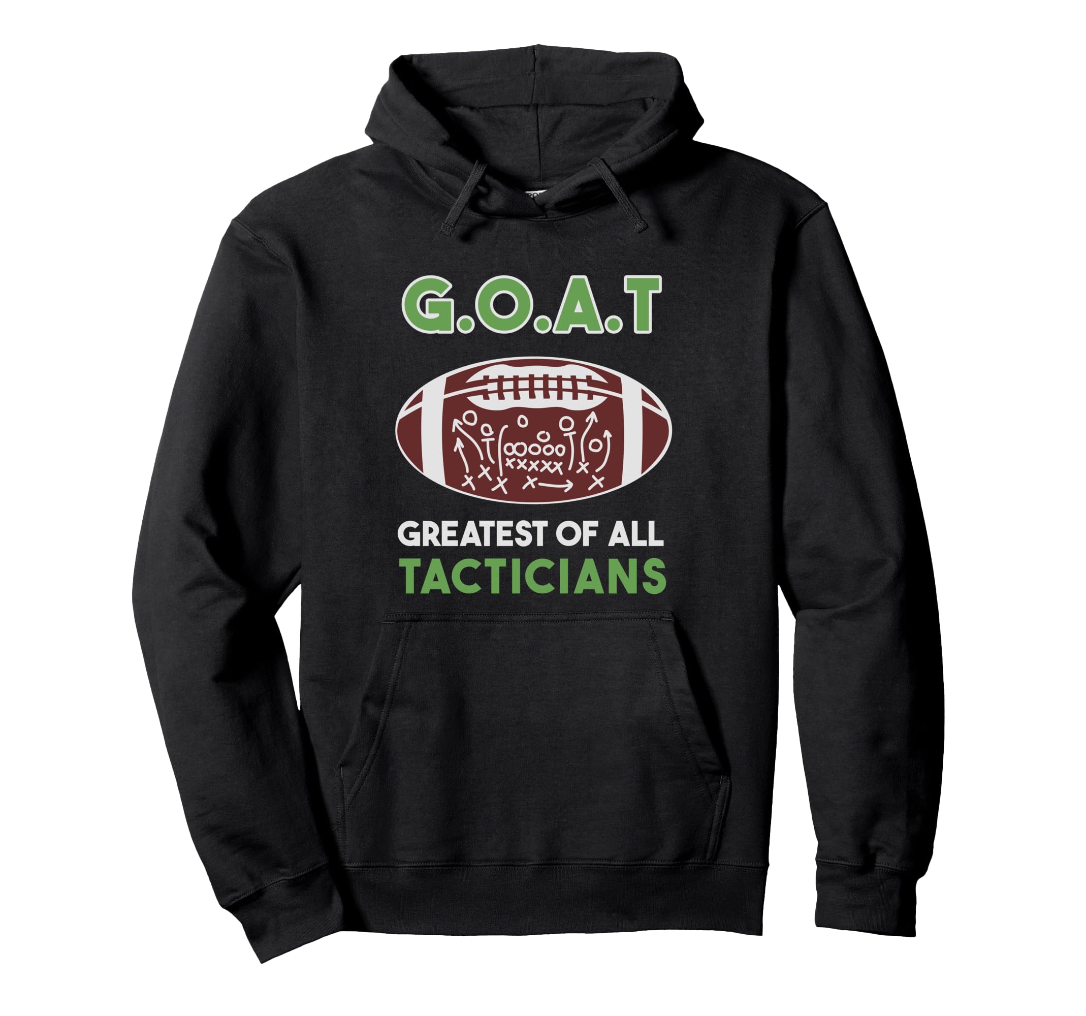 Football Coach Goat Greatest All Hoodie - Custom Art Print for Adults