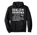 Soccer Goalie Grandma Definition Soccer Hoodie - Trendy Graphic for Adults