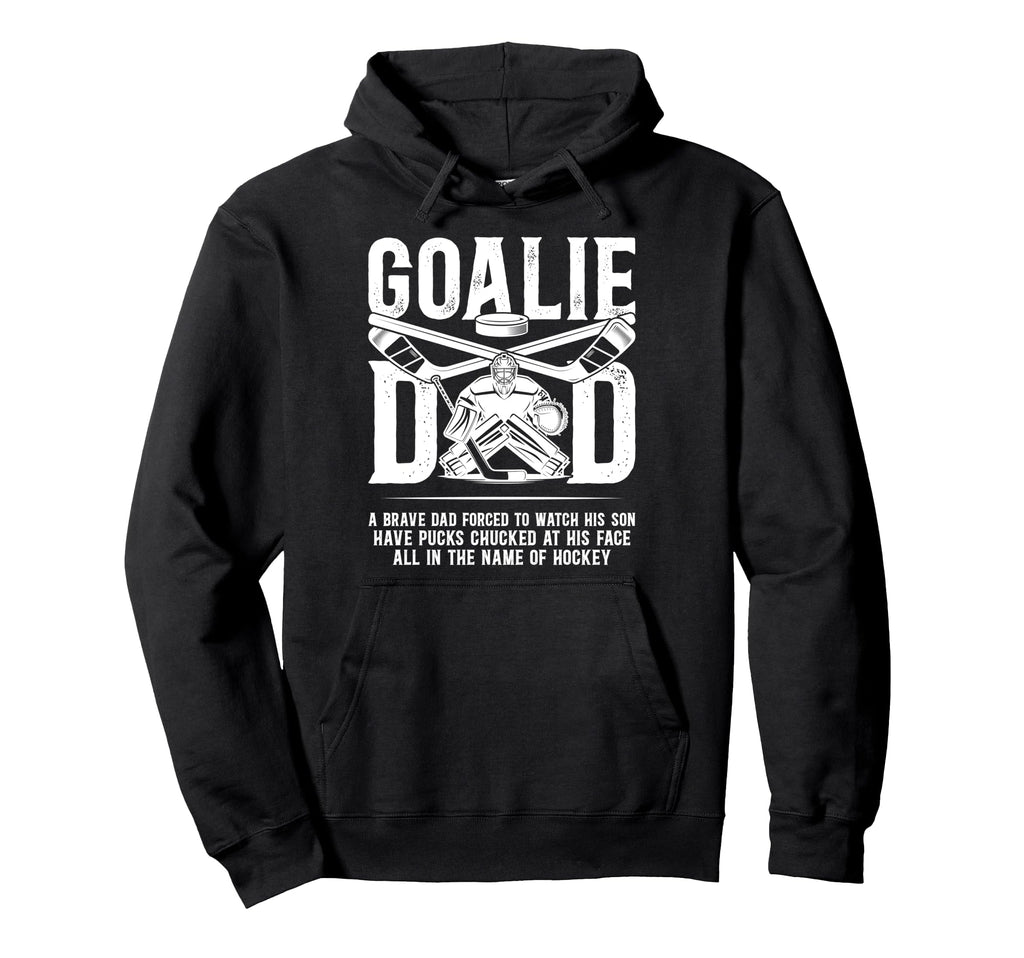 Hockey Goalie Dad Hockey Keeper Dad Hoodie - Streetwear Style Men Women