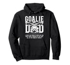 Hockey Goalie Dad Hockey Keeper Dad Hoodie - Streetwear Style Men Women