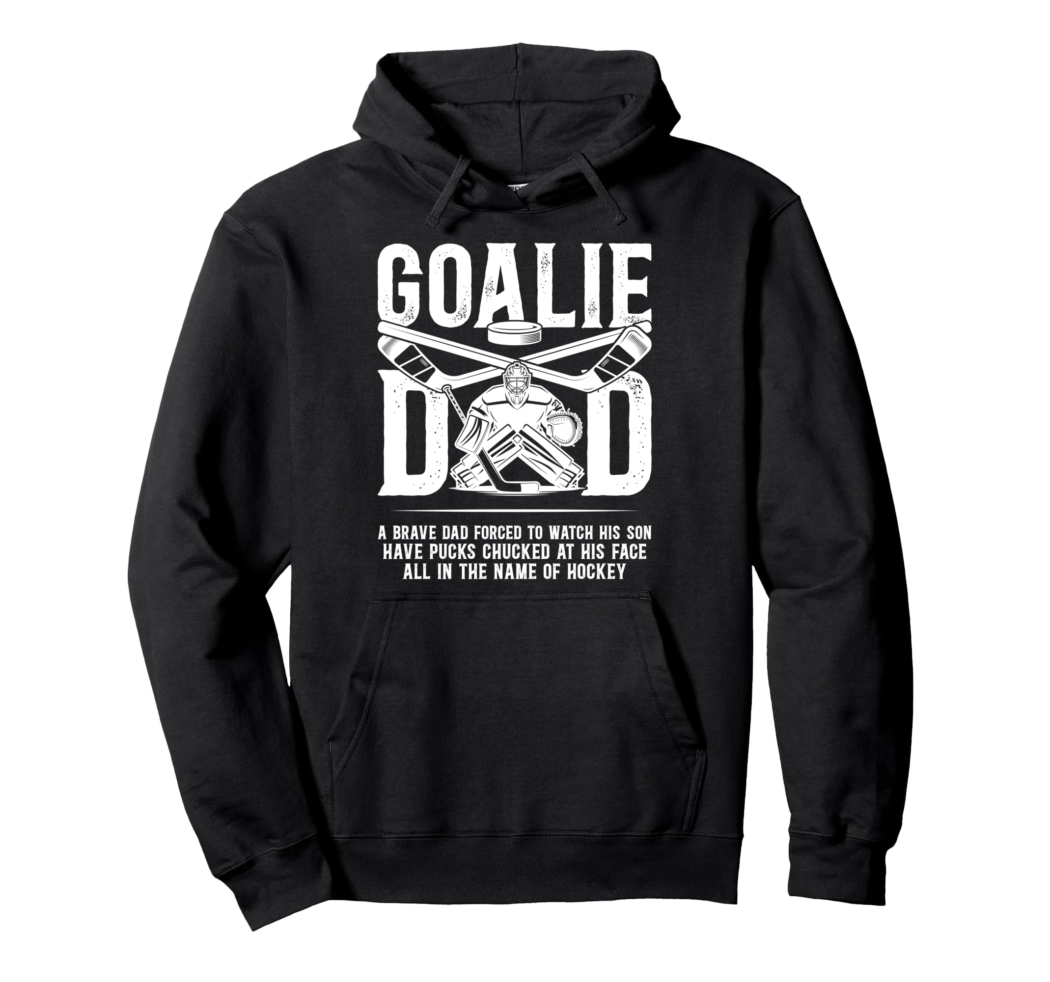 Hockey Goalie Dad Hockey Keeper Dad Hoodie - Streetwear Style Men Women