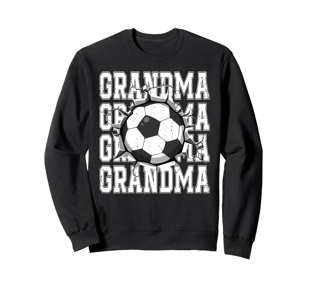 Soccer Grandma Cracked Wall Family Sweatshirt - Novelty Apparel Men Women