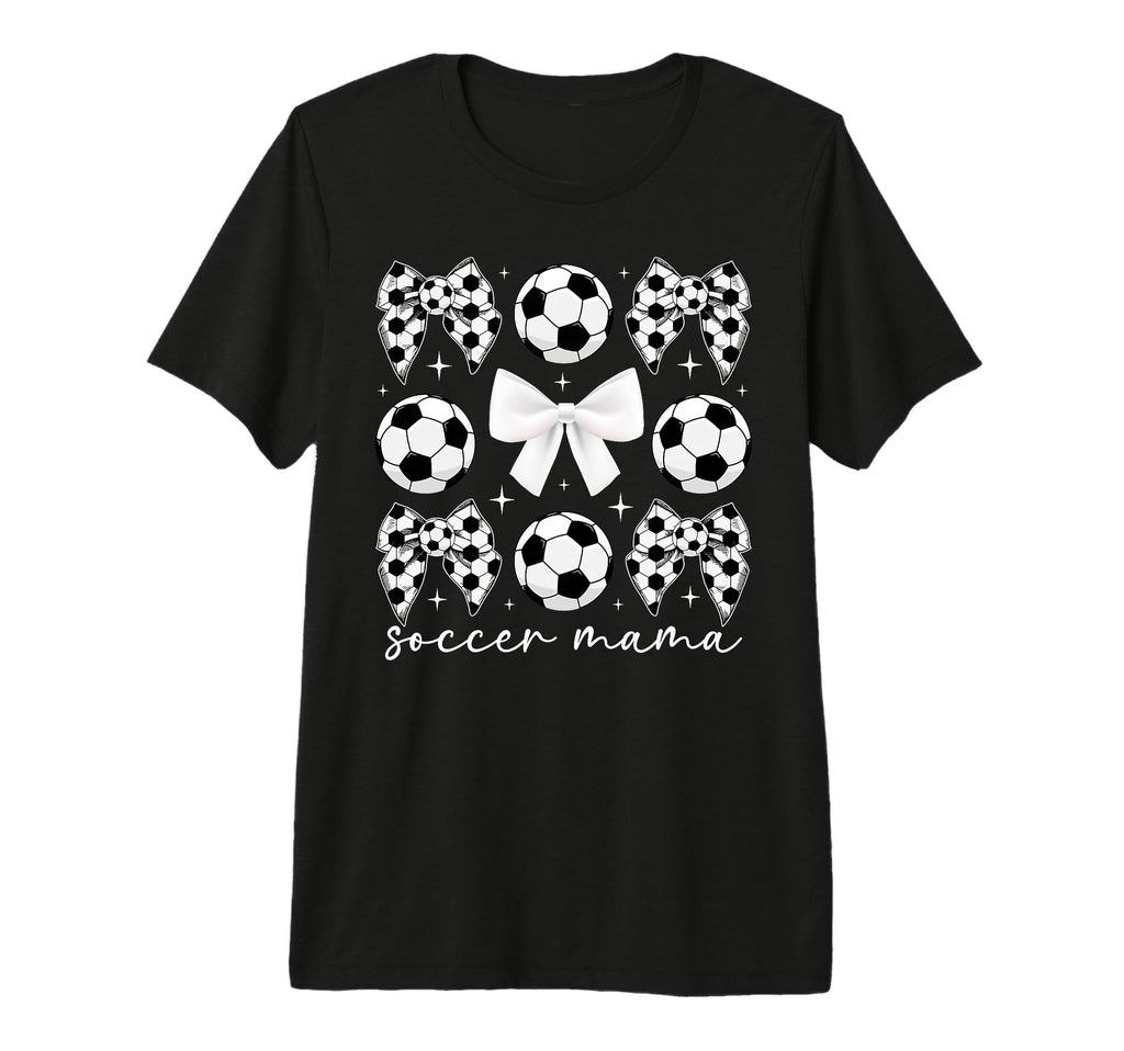 Soccer Mama Coquette Soccer Mom T-Shirt - Streetwear Style for Adults