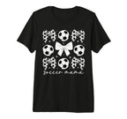 Soccer Mama Coquette Soccer Mom T-Shirt - Streetwear Style for Adults