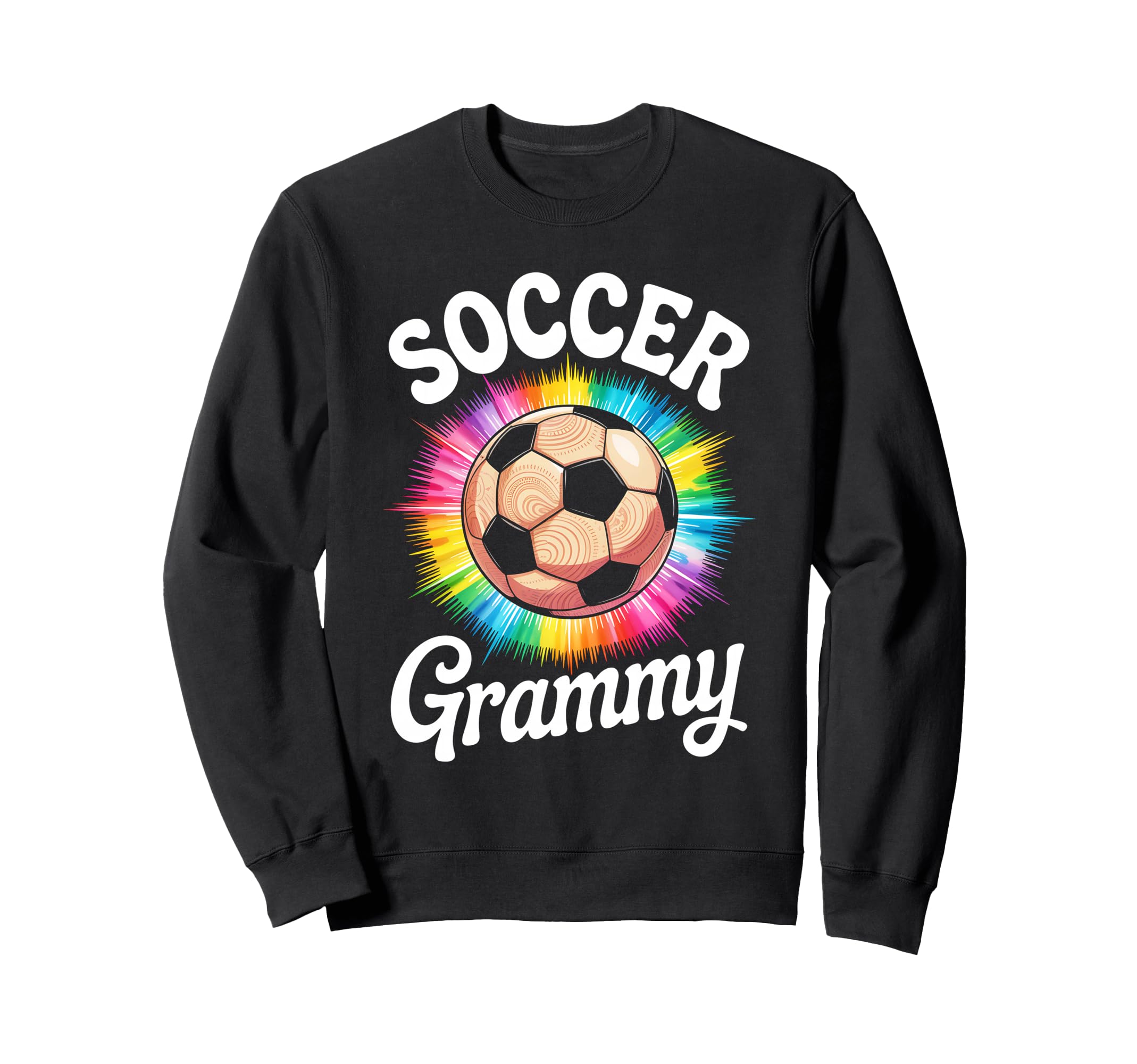 Soccer Grammy Grandma Tie Dye Sweatshirt - Custom Art Print Unisex