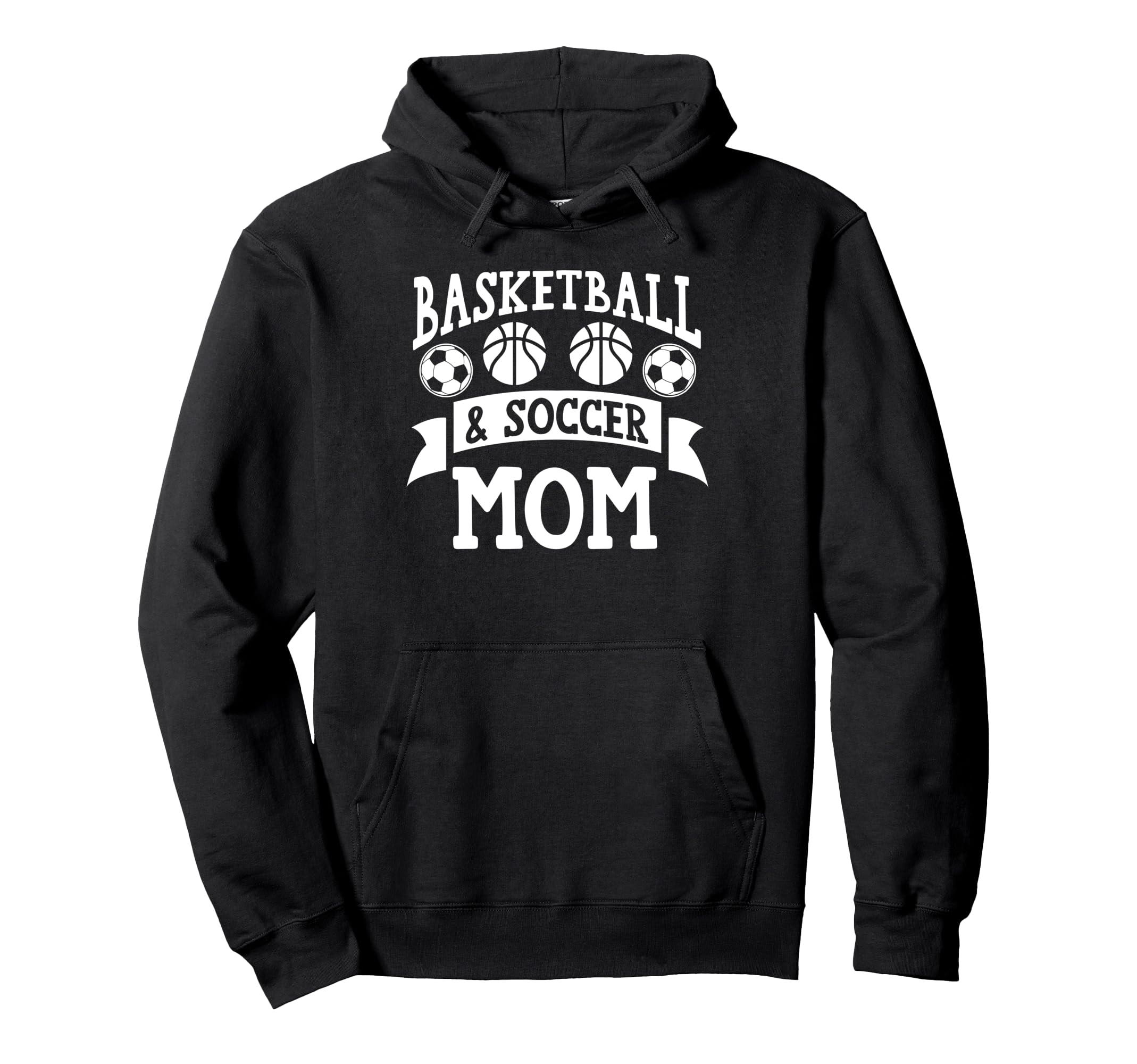 Basketball Soccer Mom Basketball Hoodie - Aesthetic Graphic for Adults