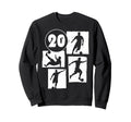 20Th Birthday Soccer Player Sweatshirt - Minimalist Print Men Women