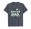 Soccer Dad Louder Than Mom Heather Blue T-Shirt - Novelty Apparel Men Women