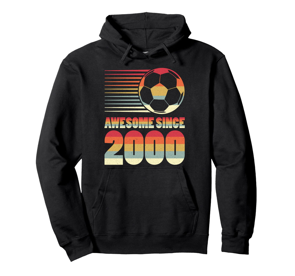 Awesome Since 2000 Soccer 26Th Birthday Hoodie - Graphic Print for Adults