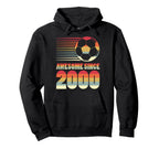Awesome Since 2000 Soccer 26Th Birthday Hoodie - Graphic Print for Adults