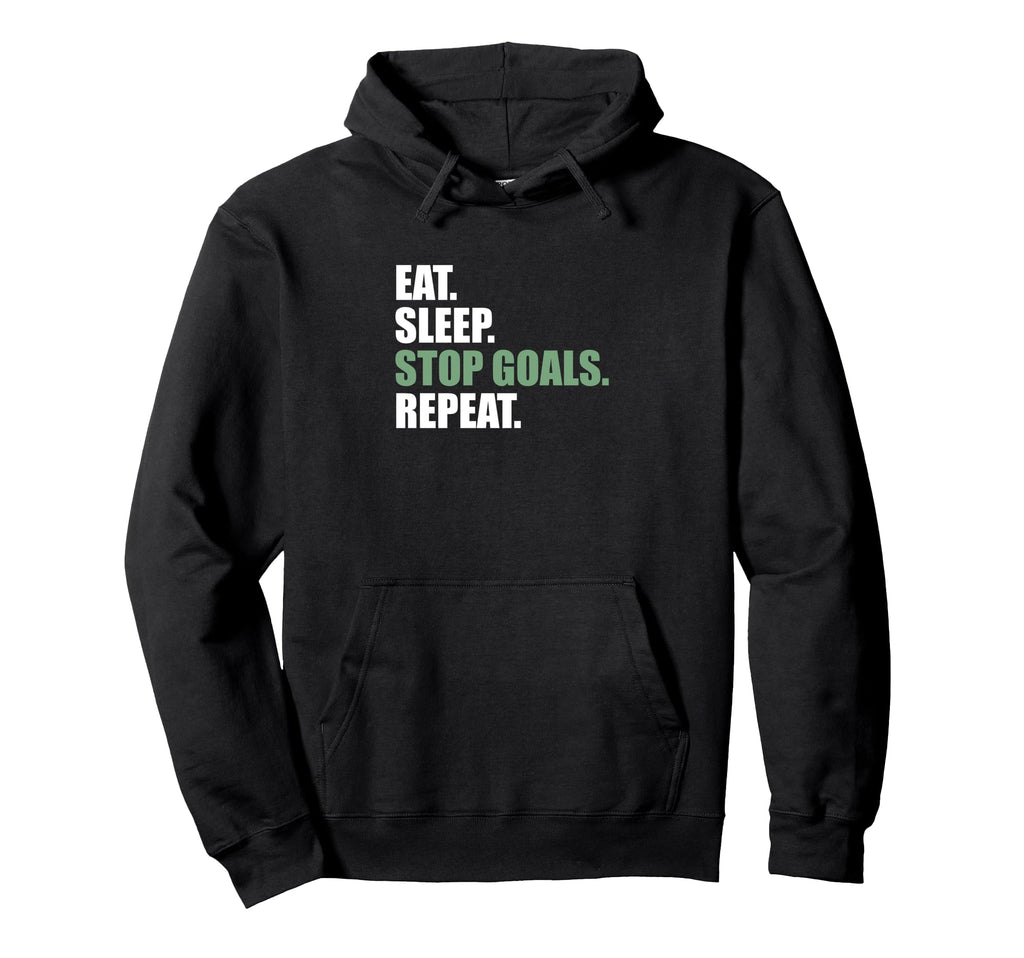 Goalkeeeper Soccer Goalie Eat Sleep Hoodie - Custom Art Print Men Women